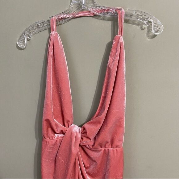 𝅺by The Way Sz Md cecily knot halter dress - Picture 7 of 9